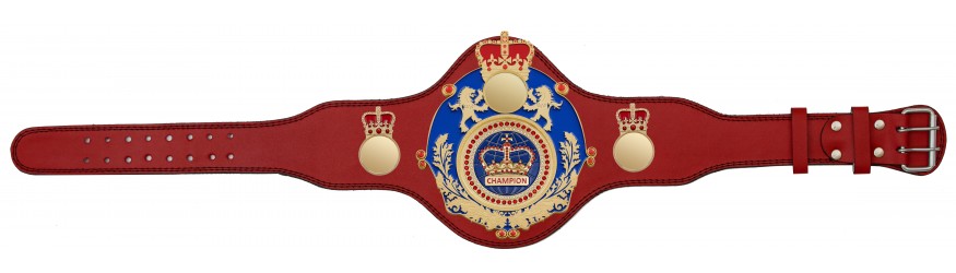 QUEENSBURY PLT LEATHER BLUE CHAMPION CROWN CHAMPIONSHIP BELT - PLTQUEEN/BLUE/G/BLUGEM - AVAILABLE IN 4 COLOURS QUEENSBURY PLT LEATHER BLUE CHAMPION CROWN CHAMPIONSHIP BELT - PLTQUEEN/BLUE/G/BLUGEM - AVAILABLE IN 4 COLOURS